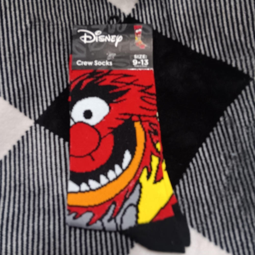 Disney Animal Socks 🐛Red, Yellow, and Black